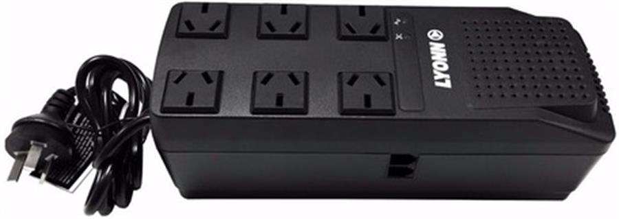 Estabilizador De Tensión Lyonn TCA-1200N-V 6 bocas