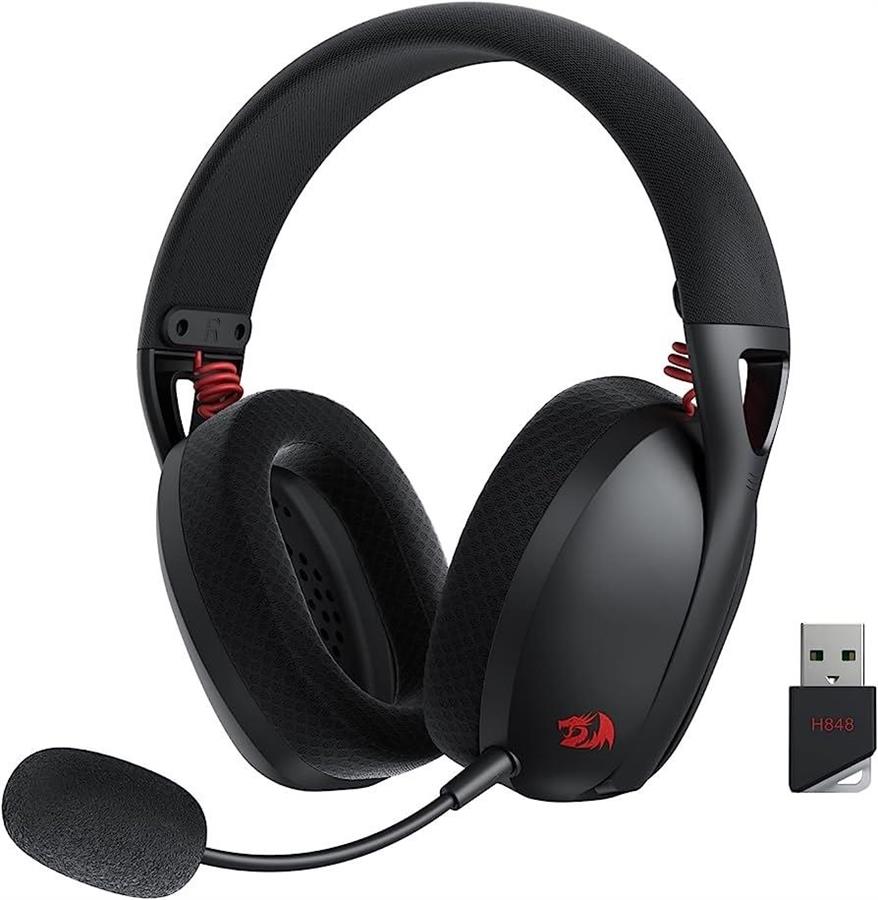 Auricular Redragon Ire Pro Black H848 Wireless Bluetooth