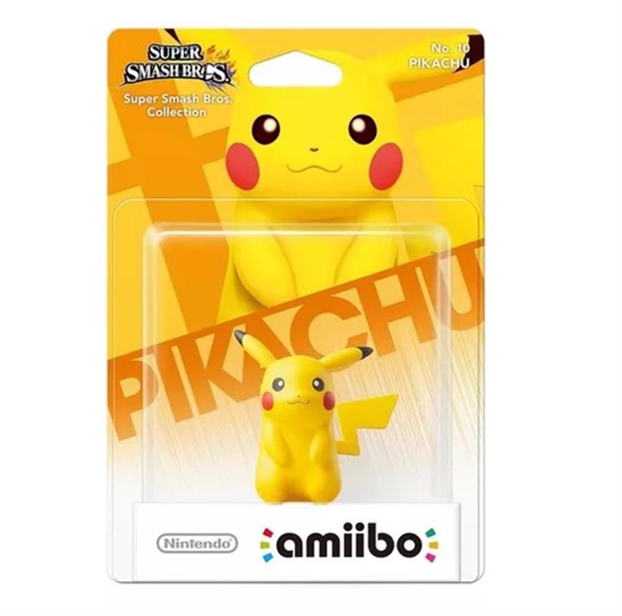 Figura SuperSmash Pikachu Pokemon Amiibo