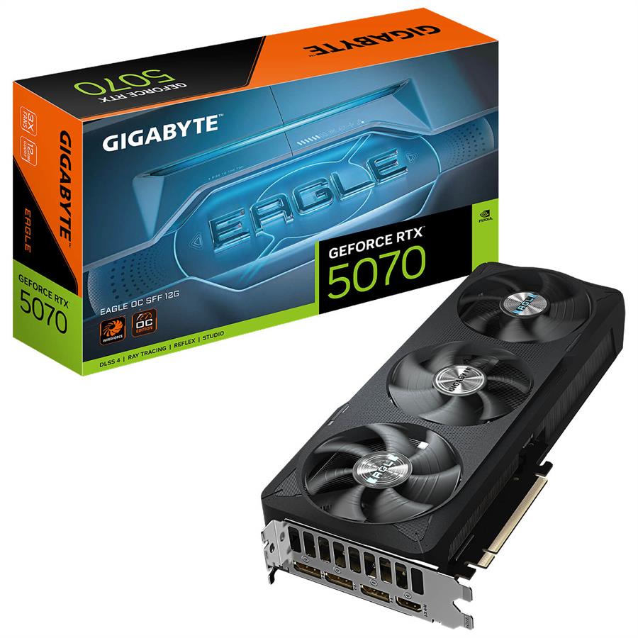 PLACA DE VIDEO GIGABYTE RTX 5070 EAGLE OC SFF 12GB