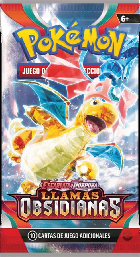 Pokemon TCG (sobre cartas) – Obsidian Flames Booster (Dragonite)