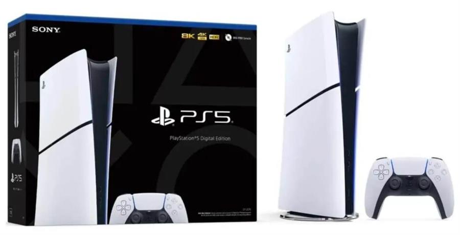 Consola PS5 Slim 1TB Edición Digital (Descuento en efectivo)