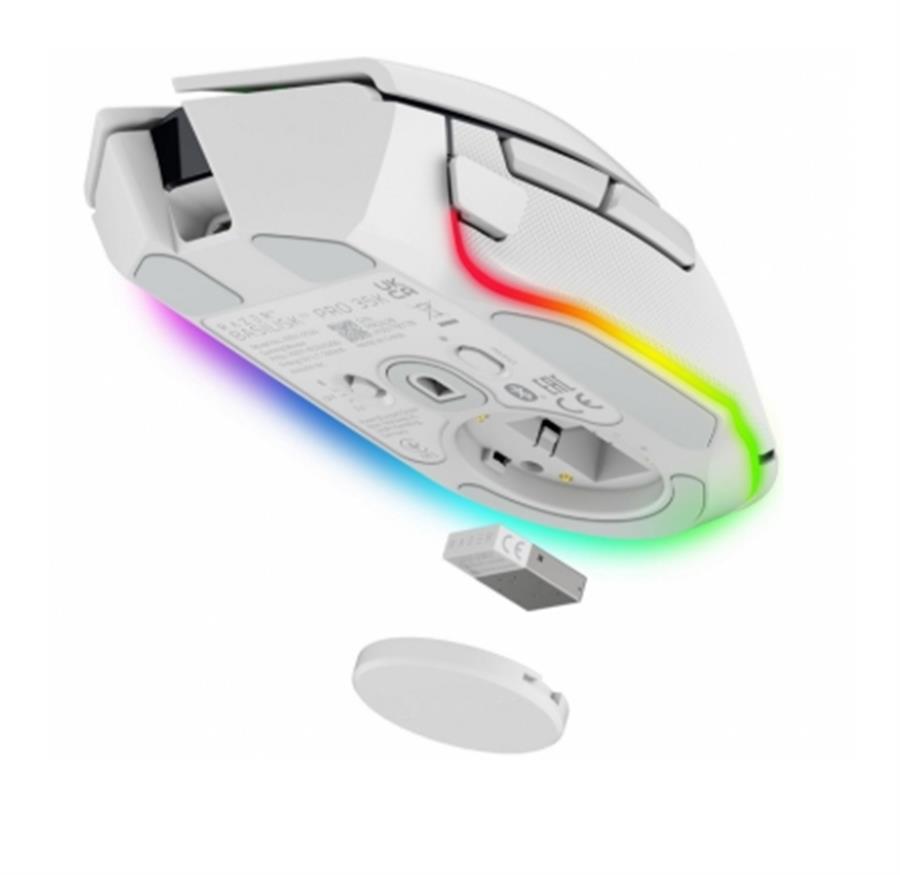 MOUSE GAMER RAZER BASILISK V3 35K BLANCO